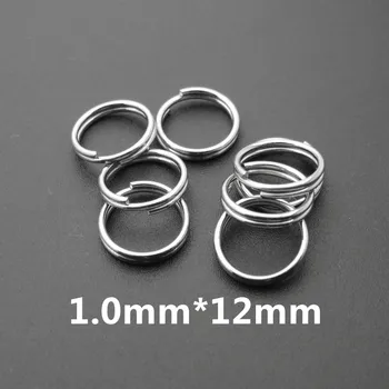 0,7 mm*5 mm 0,7 mm*7mm 1mm*9mm 316L din Oțel Inoxidabil Inele Despicate Sari Inele Bijuterii DIY Conector Constatările 500pcs/pachet
