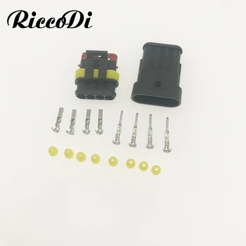 10 seturi Kit 2 pin 2/3/4/5/6 pini Mod Super sigiliu rezistent la apa cablu Electric Conector Plug-in pentru masina