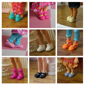 10Pairs/lot Mini Drăguț Papusa cu Pantofi de Moda Simba Kelly Păpuși Pantofi Sandles Papuci Copii Fete de Jucărie