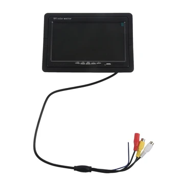 12V-24V 7 inch TFT Color LCD Monitor HD pentru Masina CCTV Inversă retrovizoare Camera de Rezervă