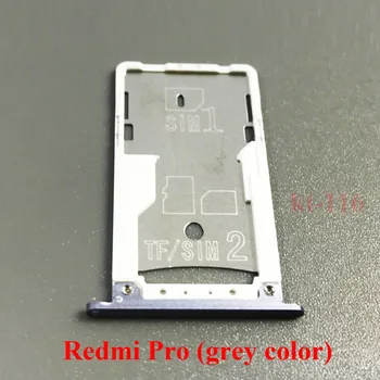 1buc Aur, Argint Grey Pentru Xiaomi Redmi Hongmi Pro slot pentru card Sim tava pentru xiaomi redmi Pro SIM Tava Cartelei Sim Slot
