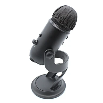 200 Buc Negru De Unică Folosință Microfon Acoperă Karaoke Anti-Stropi Mic Capac De Praf-Dovada Accesorii