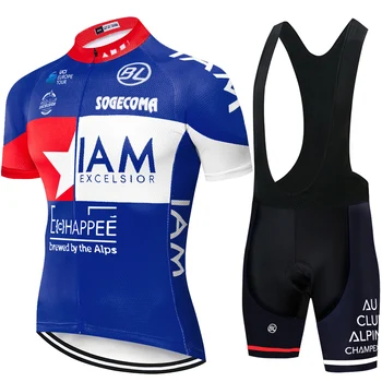 2020 noua echipa IAM pro cycling jersey 12D biciclete pantaloni scurți set Ropa Ciclismo MENS vara uscat rapid cu BICICLETA Maillot