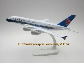 20cm Aliaj Metalic Model de Avion, Air China Southern Airlines Aeronava Airbus 380 A380 Airways Avion Model w Stand