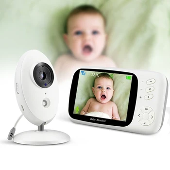 3.5 inch Wireless Video Baby Monitor de Înaltă Rezoluție de Culoare Bona Copil cu Microfon Camera 2 Modul de Noapte Viziune de Monitorizare a Temperaturii