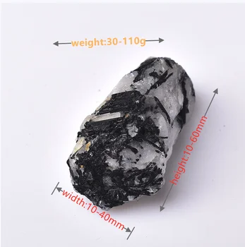 30-120g Naturale Turmalina Neagra Neregulate Dur Original Minerale-Specimen de Decor Acasă de Moda Meserii Simple
