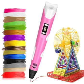 3D Pen Kit cu Filament de Imprimare Desen Pinter pentru Copii Adult Graffiti Pen Set Cadou Copii