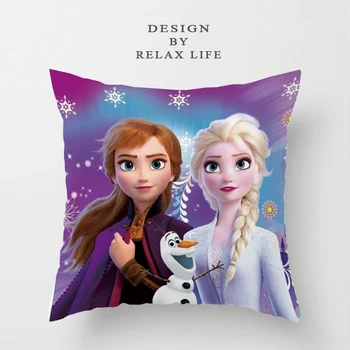 45x45cm Disney Frozen față de pernă acoperă Textile de Casa pentru copii baby girl Cuplu de Pernă Perne Decorative Caz Camera de zi