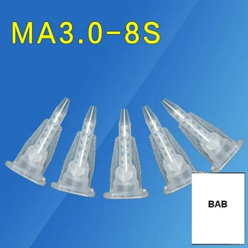 50PCS/lot de Plastic de Unică folosință Rășină Epoxidică Mixer Static/dual MA3.0-8S Baionetă Amestecarea Duze pentru Duo Pack Epoxidice