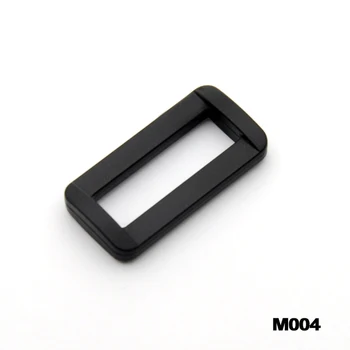 70pcs POM negru reglabile, catarame de plastic slider buckle pătrat inel rucsac curele chingi amestecat dimensiuni transport gratuit M004