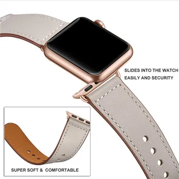 Autentice din Piele de Banda Curea Pentru Apple Watch 42mm 44mm SEURE Accesorii Ceas din Piele Watchband Pentru iWatch Bratara 38mm 40mm