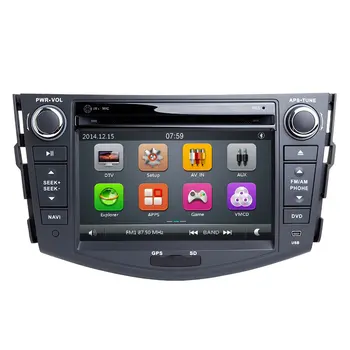 Autoradio Auto 2din Multimedia Player Pentru Toyota RAV4 Rav 4 2007 2008 2009 2010 2011 2012 DVD-ul de Navigație GPS Stereo unitate Cap DAB
