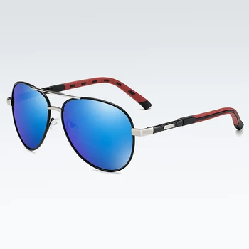 Bărbați Vintage Aluminiu Polarizat ochelari de Soare Brand Clasic de ochelari de Soare de Conducere UV400 Ochelari de Nuante Pentru Bărbați, Moda pentru Femei Ochelari