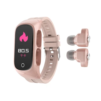 Ceas Inteligent Cu Bluetooth Cască Bluetooth Inteligent Apel Brățară Pentru Bărbați Femei Rata De Inima Monitor De Presiune Sanguina Smartwatch Nou