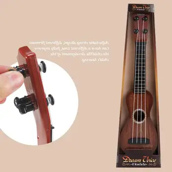 Clasice de Simulare Lemnului Ukelele Chitara Jucarii Copii Muzica Instrument de Educație Montessori, Jucarii pentru Copii, Jucarii Muzicale