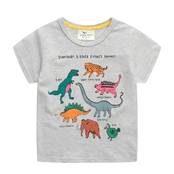 Copii T-Shirt pentru Copii pentru Baieti un Baiat Copii Copil Tricouri copil Copil Copil din Bumbac Desene animate Foc Camion Tee Topuri Haine