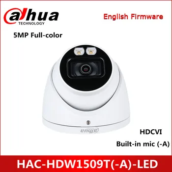 Dahua 5MP Full-color Starlight HDCVI Ocular Camerei HAC-HDW1509T(-O)-LED de 40 m LED-uri distanta