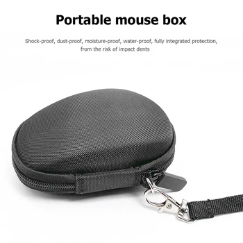 De Călătorie Mini Mouse-ul Portabil care Transportă Caz rezistent la apa rezistent la Socuri EVA Șoareci de Stocare Geantă de mână pentru Logitech MX Anywhere 3 Mouse-ul