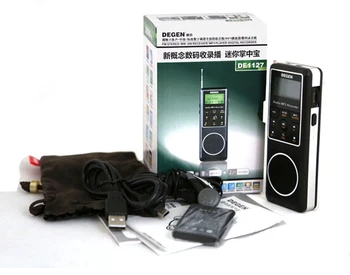 Degen DE1127 4GB MP3 Player și Recorder de Voce cu FM Stereo Degen a receptorului radio Digital MW, SW SUNT de Radio pe unde Scurte