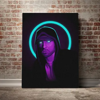 Eminem neon Rece de design Poster Canvas Wall Art Decor printuri pentru a trai Copil camera Copiilor Acasă decor dormitor pictura