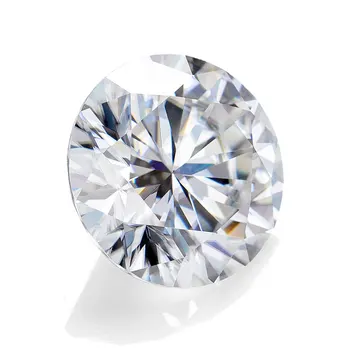 En-gros 2020 vânzare la Cald 0.6 ct 5,5 MM D CULOARE tăiat rotund Moissanite pietre de Diamant Alb Moissanite en-Gros Dur Серьги кольцо