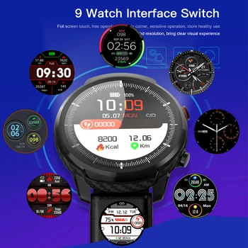 ESEED bărbați ceas Inteligent L5 Pro S10 pluS IP67 rezistent la apa complet touch screen timp de așteptare smartwatch femei Rata de Inima PK onoare ceas