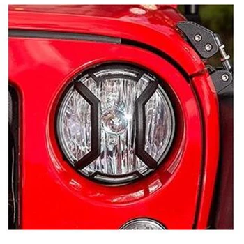 Faruri de Paza,Lumina de Ceață Garda de Mașina din Față Faruri Decorative de Paza Protector de Acoperire Cadru Ornamental pentru Jeep Wrangler