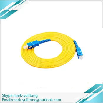 FTTH SC SC SC SC UPC UPC Simplex 2.0 mm, 3.0 mm PVC Single-Mode Fibre Patch Cablu jumper fibra Optica patch cord 3M