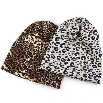 Geebro 2020, Copii De Moda Toamna Iarna Pălărie Cald Nepriceput Căciuli Pentru Copii Fete Baieti Din Bumbac Imprimeu De Leopard Brand De Pălării Gorros