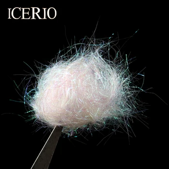 ICERIO 8 Culori/Cutie Zbura de Pescuit Ultra Fine de Gheață Dub Fibre pentru Nimfa Scud Creveți Leagă Material