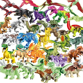 Jurassic Seria Lumea Dinozaurilor Kituri De T-Rex, Triceratops Blocuri Dino Parc Indominus Rex Cifre Cărămizi Jucării Pentru Copii Baieti