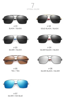 KEITHION Brand de Design din Aluminiu pentru Bărbați ochelari de Soare Lentile Polarizate Temple ochelari de Soare Oglindă Ochelari Oculos de sol UV400