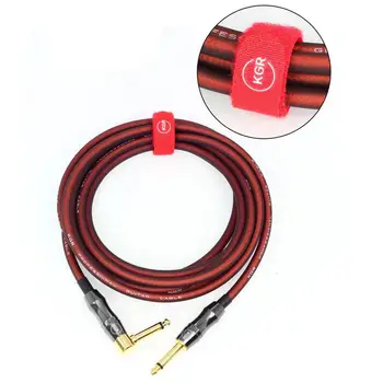 KGR Chitara Electrica Cablu de Instrument de Bas Tastatură de Pian Toba de Reducere a Zgomotului Scut Linie Audio