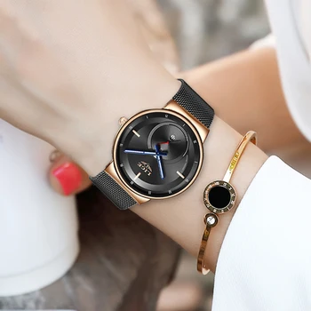 LIGE Moda Fată Ceas de Lux Cristal de Aur de Oțel Rochie Doamnelor Ceasuri Impermeabil Femei Brățară Ceas de mână Ceas Pentru Femei+Cutie