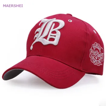 MAERSHEI Bumbac Brodate Scrisoare Șapcă de Baseball pentru Bărbați Primăvară Vară Toamnă în aer liber, Sport de Agrement Capac Dna Cozoroc Pălărie Sanpback