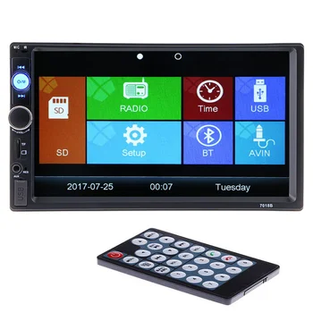 Masina de Player Multimedia 2din cu Bluetooth Stereo, Radio FM MP3 MP4 MP5 Audio Video USB SD Auto Electronice Autoradio încărcător 2 DIN