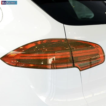 Masina Faruri Folie de Protectie Semnalizator Negru Transparent TPU Autocolant Pentru Porsche Cayenne 2019 2020 2011-Prezent 958 Accesorii