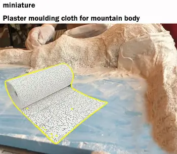 Miniatura Ipsos pentru turnare pânză pentru corp munte DIY Modificarea Material pentru Tren Militar Nisip Masă Scenă Peisaj