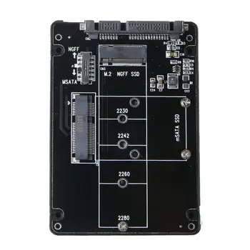 MSATA/M. 2 unitati solid state să SATA3 Card Adaptor Carcasă Cutie de 2.5