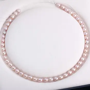Naturale de apă dulce pearl alb și roz neregulate margele perla folosit pentru a face bijuterii DIY brățară colier de Dimensiuni de 8-9mm