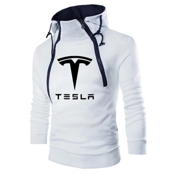 Noi 2020 Barbati hanorace Tesla Masina Logo-ul Imprimat bumbac toamna Streetwear de înaltă calitate pentru Bărbați haine Sport casual
