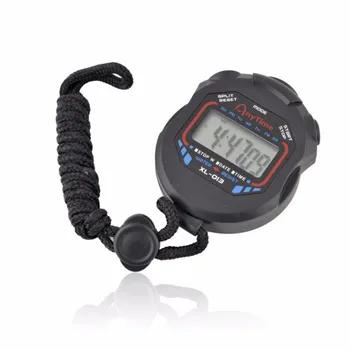 Noul Sport Cronometru Profesional Portabil Digital LCD Sport Cronometru Cronograf Contra Cronometru cu Curea de Calitate Superioară Augn6