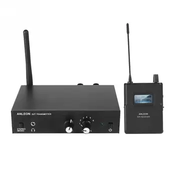 Pentru ANLEON S2 În Ureche un Sistem de monitorizare Profesional Digital Etapa UHF Stereo Wireless In-ear Sistem de Monitorizare 670-680MHZ 100-240V