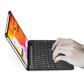 Pentru iPad Pro 11 inch Cazul În 2020 Cu Touchpad Tastatura de Afaceri husa pentru iPad Pro 11 2nd Gen A2228 2020 Tastatură fără Fir
