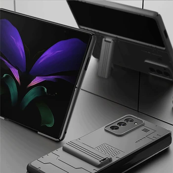 Pentru Samsung Galaxy Z 2 Ori / W21 Cazul în care Telefonul PC Suport Anti-toamna Manșon de Protecție All-inclusive Acoperă Shell