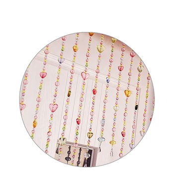 Printesa Camera de Cristal Acrilice Perdele de Unghii-Instalare gratuita Șirag de mărgele Multicolore Perdele Fete în Cameră în condiții de Siguranță Ușor de Instalare Perdea