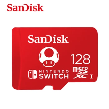 SanDisk micro sd card de 128GB Nintendo Comutator Autorizat card de 64GB 256GB cartao de memoria tf carduri de memorie pentru Joc Card de Expansiune