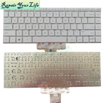 Tastatura laptop pentru HP Pavilion X360 14-BA 14T-BA 14M-BA 14-BS 240 G6 NE-versiunea în limba engleză alb KB, nici un cadru 920962-001