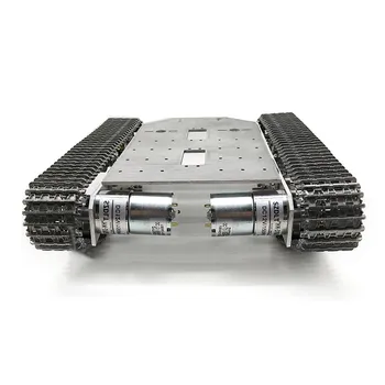 TS200 Rezervor de Metal Șasiu Robot Inteligent Rezervor Șasiu Kit Amortizor Capacitate de Încărcare de 5-10kg Neterminate