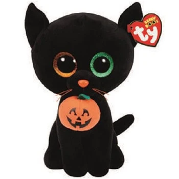Ty Animal de Pluș Papusa Umbra Pisica Neagra Moale Jucării Umplute 25cm